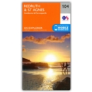 MAP,O/S Redruth & St Agnes 2.5in